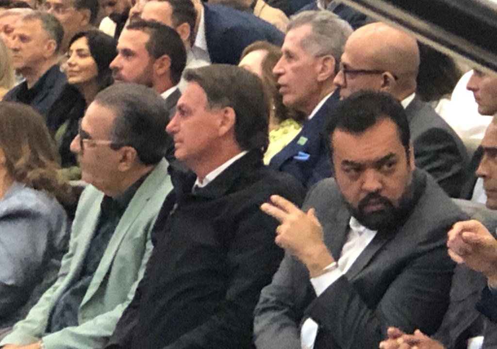 Silas, Bolsonaro e Cláudio -