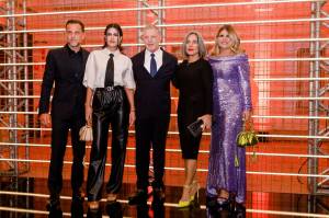 Alexandre Birman, CEO da Arezzo&Co, Antonia Moraes, Anderson Birman e Gloria Pires -