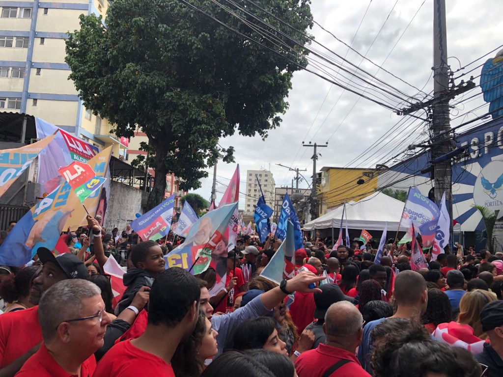 Comício de Lula no Rio de Janeiro