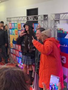 Pabllo Vittar e Paulo Miklos em evento 