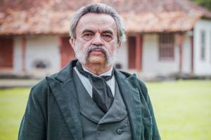 José Dumont em 'Nos Tempos do Imperador', novela da Globo