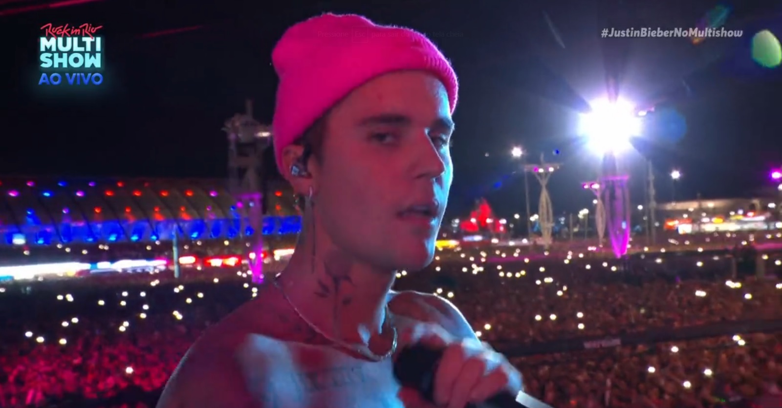 Rock in Rio: Justin Bieber faz show competente e com pregação religiosa | VEJA