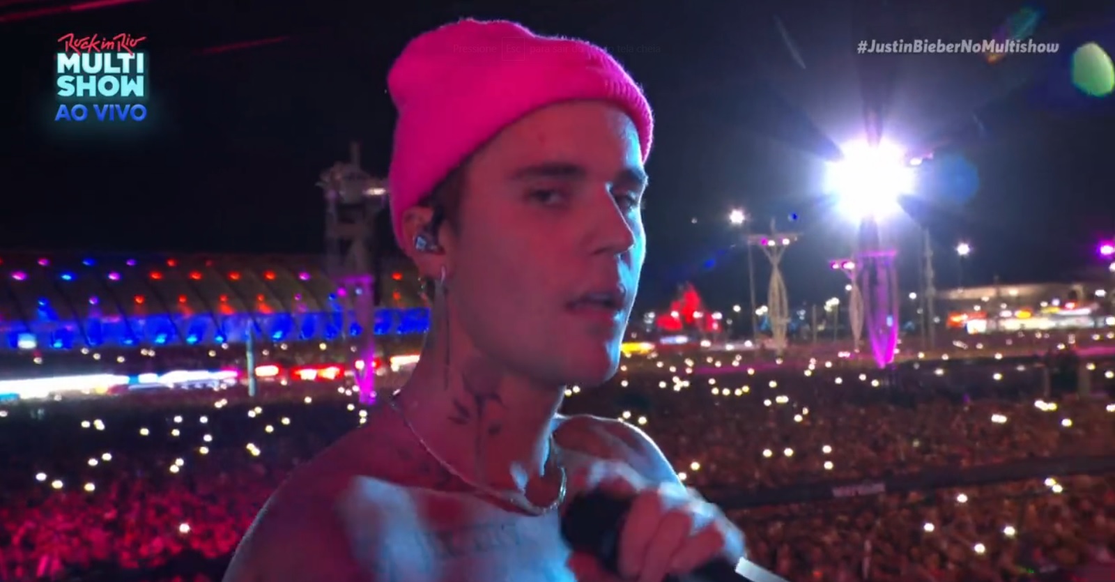 Rock in Rio Justin Bieber faz show competente e com pregação religiosa