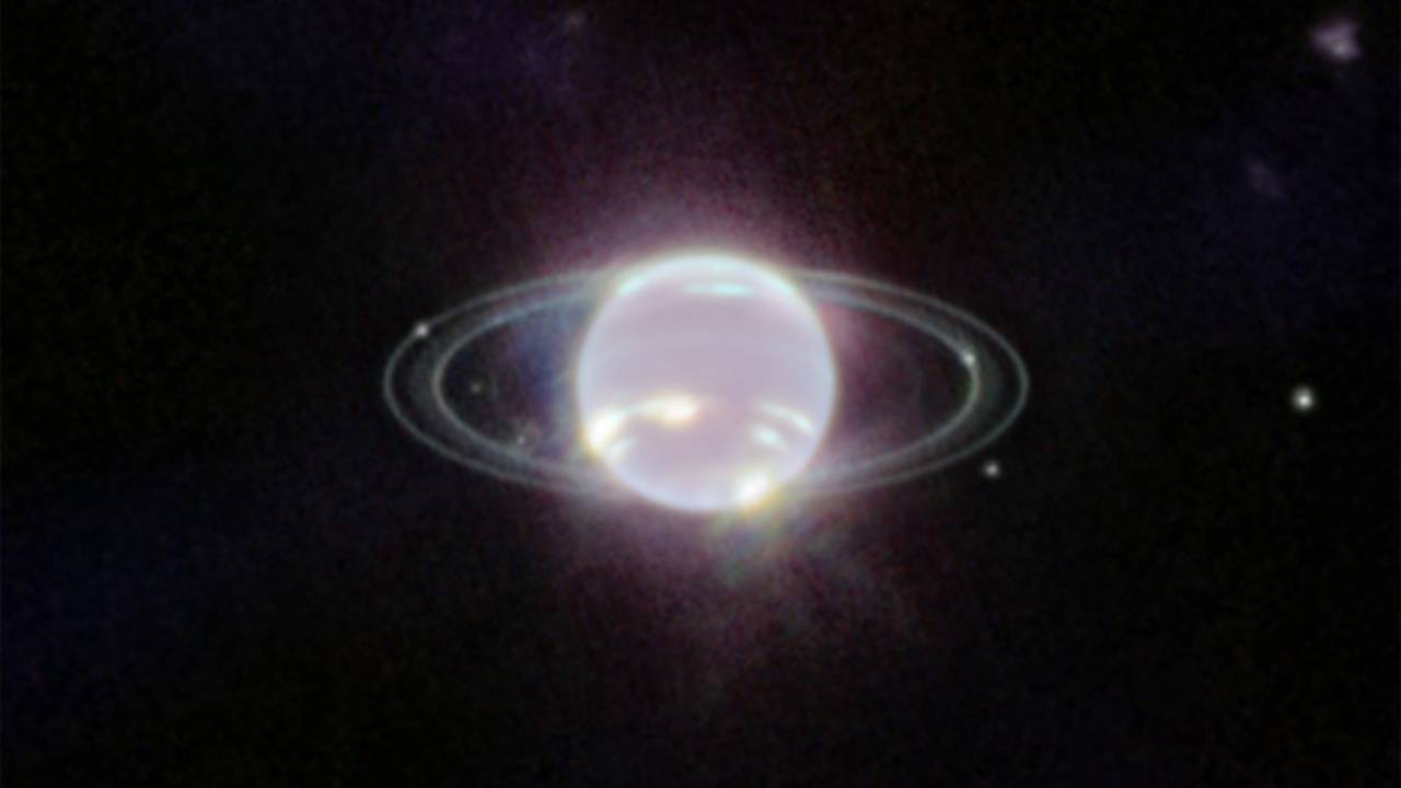 Imagem de Netuno feita pelo telescópio James Webb -