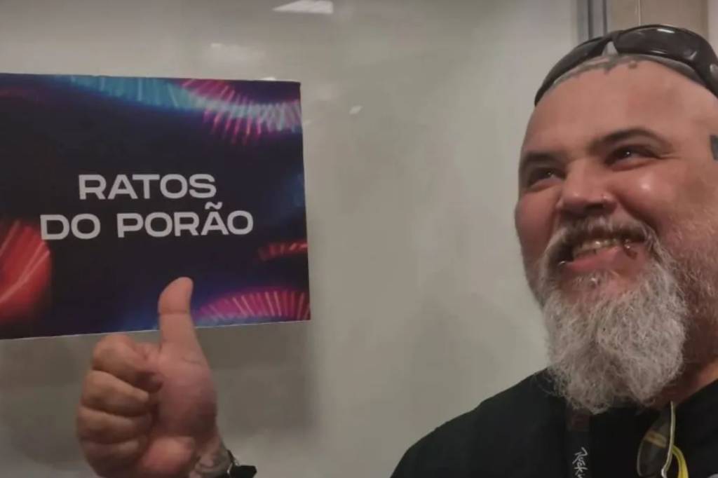 João Gordo ironiza placa do Rock in Rio com nome errado de sua banda, Ratos de Porão