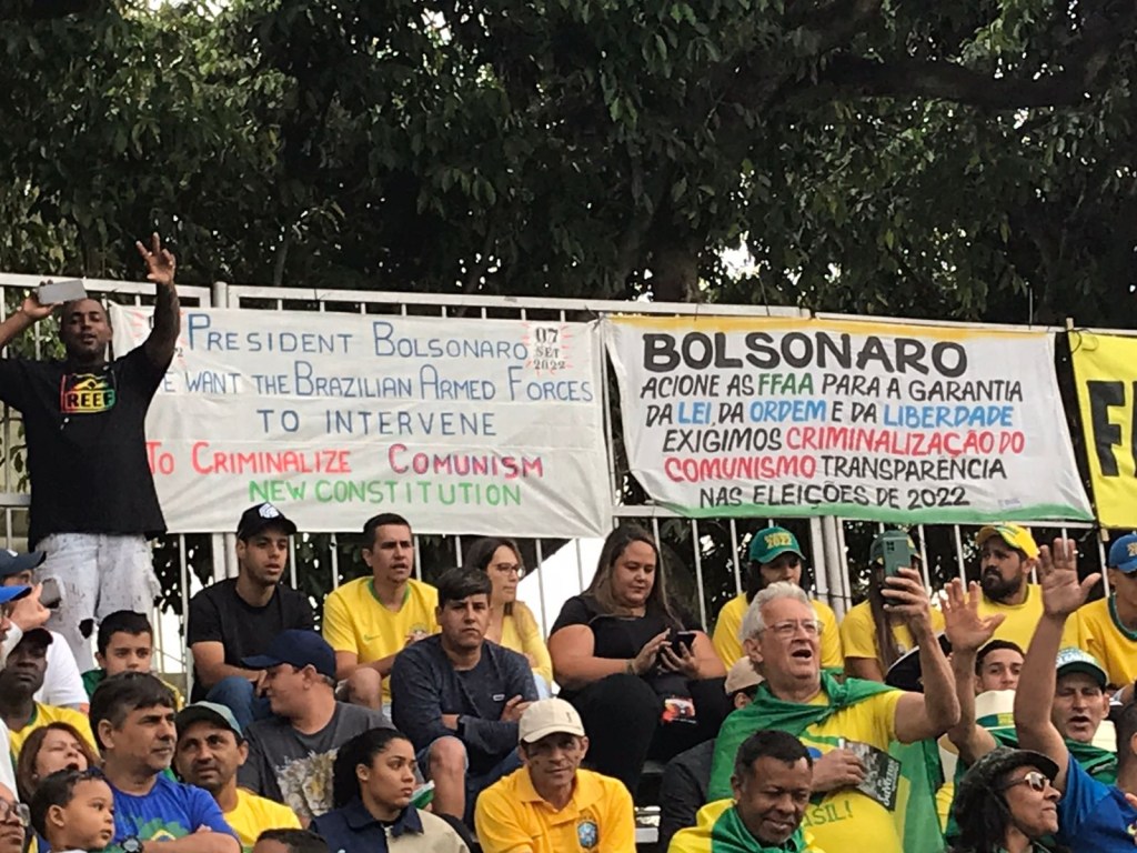 Manifestações pelo Dia da Independência em Brasília