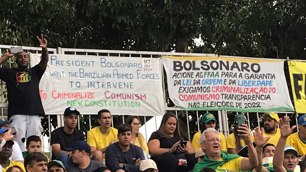 Manifestações pelo Dia da Independência em Brasília