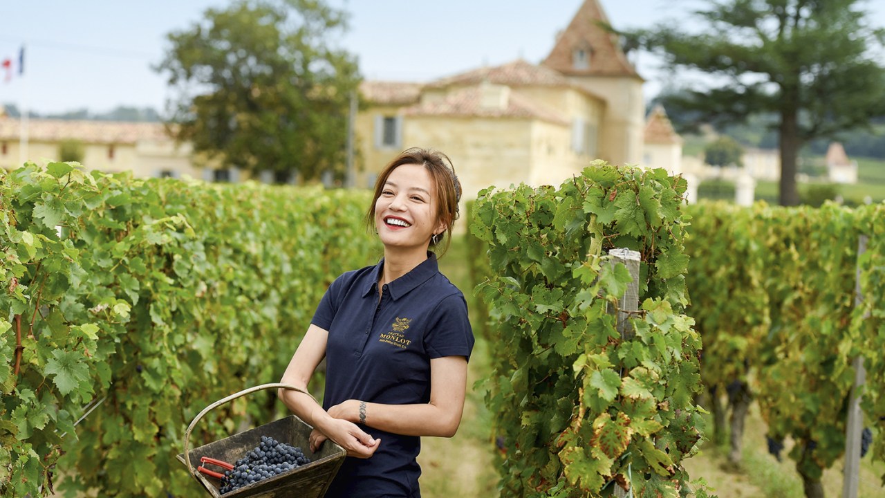 EXCEÇÃO - A atriz chinesa Zhao Wei no Château Monlot: a estratégia é tornar sua vinícola um destino enoturístico da região -