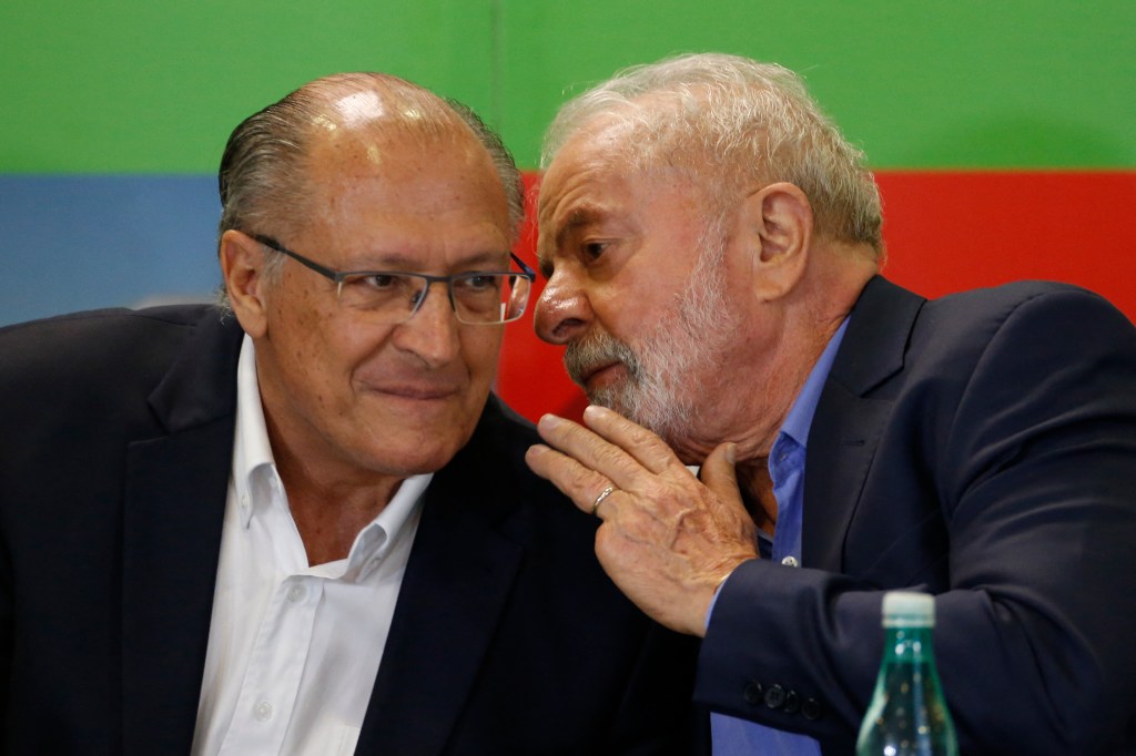 Luiz Inacio Lula da Silva e Geraldo Alckmin (05/10/2022)