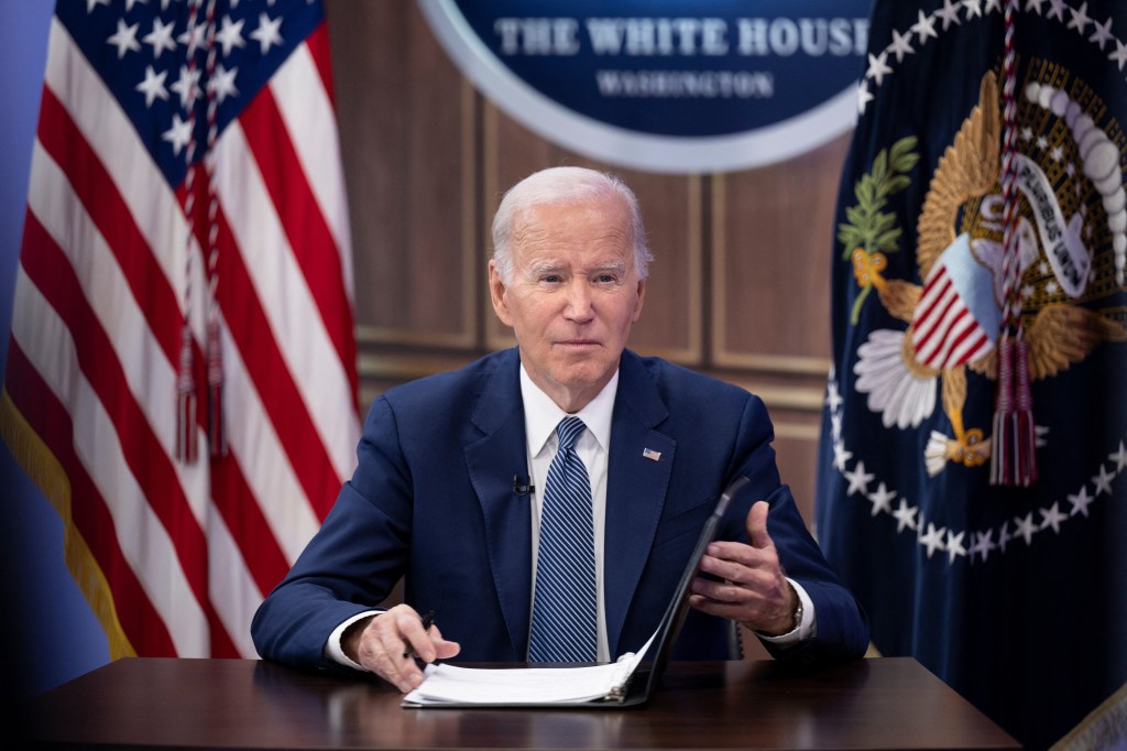 Presidente dos EUA, Joe Biden, discursa na Casa Branca