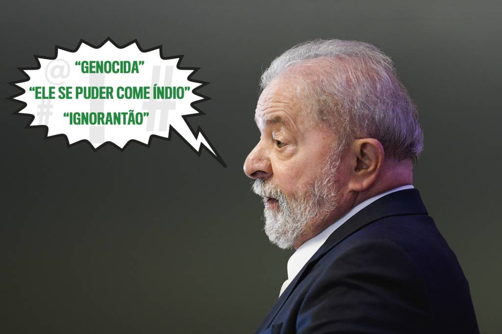 ADESÃO À GROSSERIA - Lula: baixo nível com o argumento de que não se responde à emoção com razão -