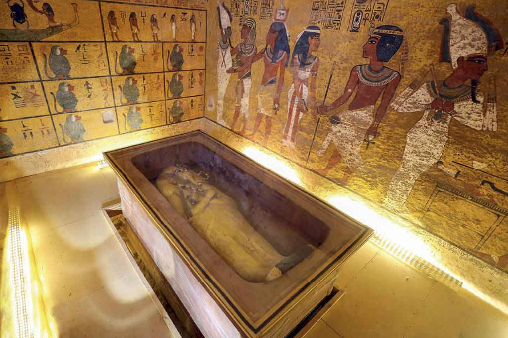 NO PRESENTE - Tumba de Tutancâmon, em Luxor: o tesouro se mudará em novembro para o Grande Museu Egípcio, em Gizé -