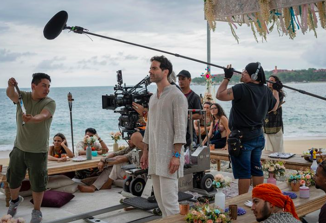 Gravações do filme noche de Bodas