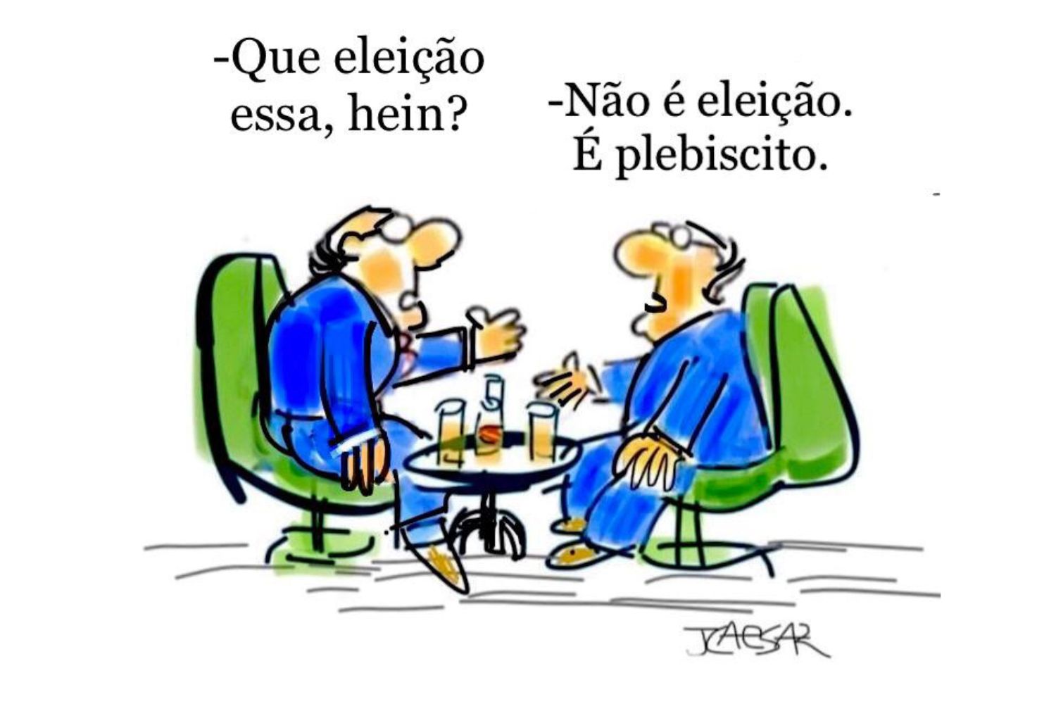 Charge do JCaesar | VEJA