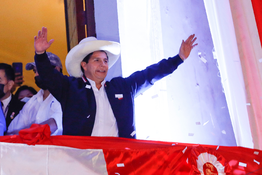 O presidente do Peru, Pedro Castillo - 19/07/2021 -