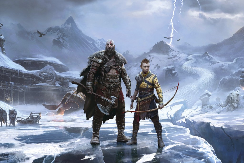 MITOLOGIA - Kratos (à esq.) e Atreus: encontros com deuses nórdicos -
