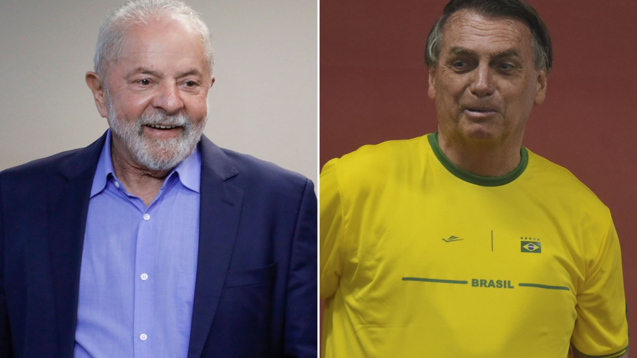 Lula e Jair Bolsonaro -