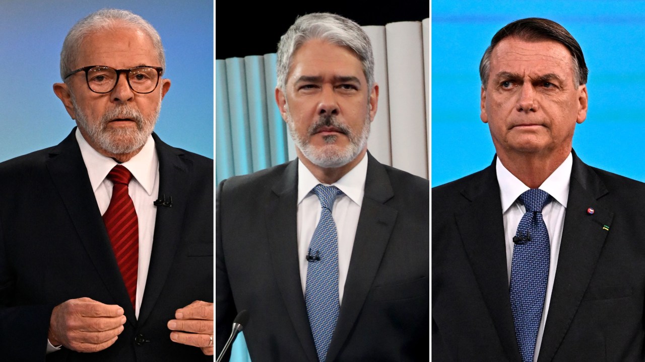 Lula, Bonner e Bolsonaro -