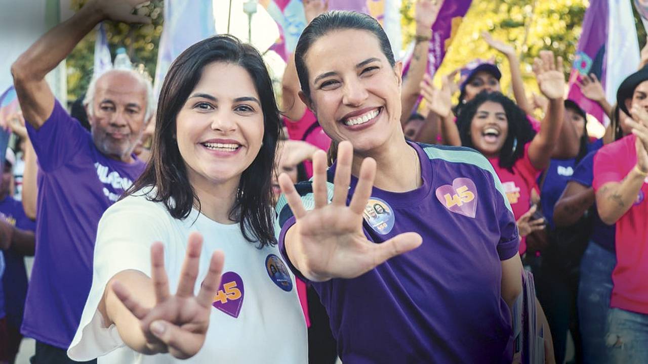 RESILIÊNCIA - Raquel e a vice: a tucana disputa a eleição após tragédia familiar -