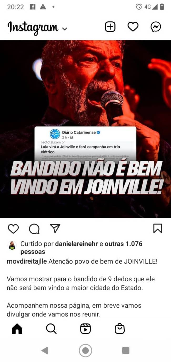 joinville lula .