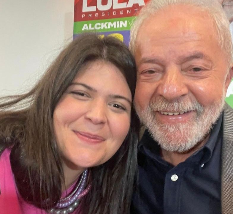 A vereadora de Goiânia (GO), Aava Santiago (PSDB), que também é nome atuante da Assembleia de Deus: apoio ao ex-presidente Lula (PT)