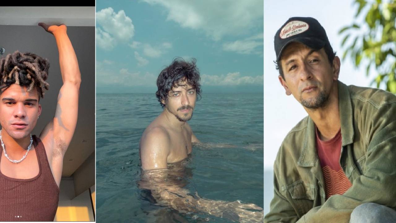Lucas Leto, Jesuíta Barbosa e Irandhir Santos -