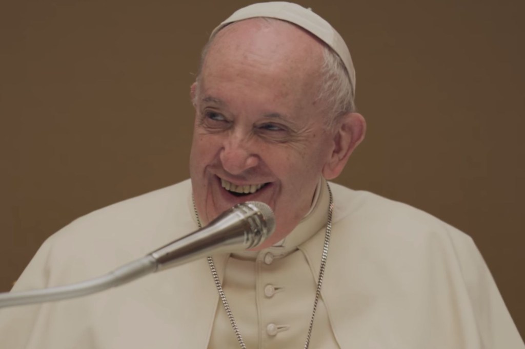 Papa Francisco no documentário 'A Carta', sobre mudanças climáticas