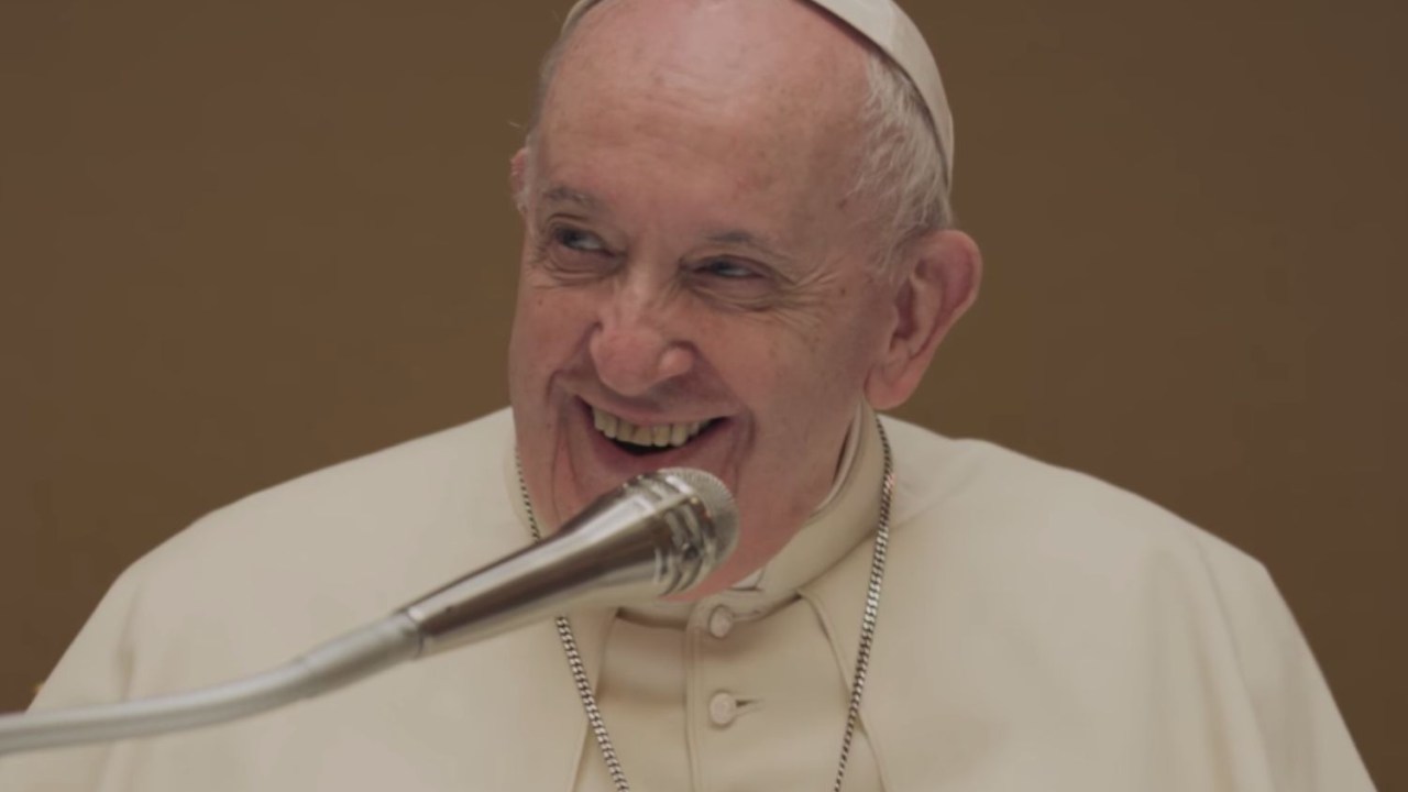 Papa Francisco no documentário 'A Carta', sobre mudanças climáticas