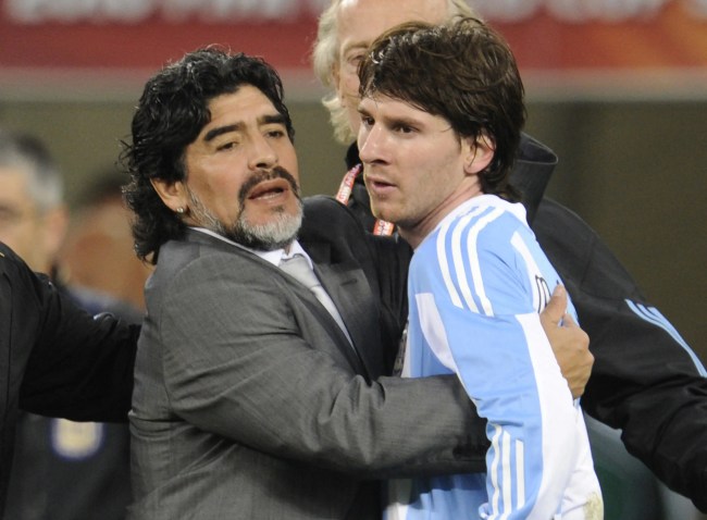 Com Maradona na África do Sul: eliminação com goleada impiedosa da Alemanha -