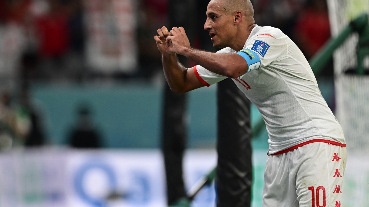Wahbi Khazri marcou o gol da vitória tunisiana -