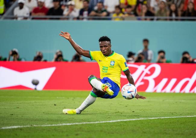 BRASIL X SUIÇACOPA DO MUNDO FIFA CATAR 202228/11/2022 Vinicíus Júnior perdeu a melhor chance do primeiro tempo -