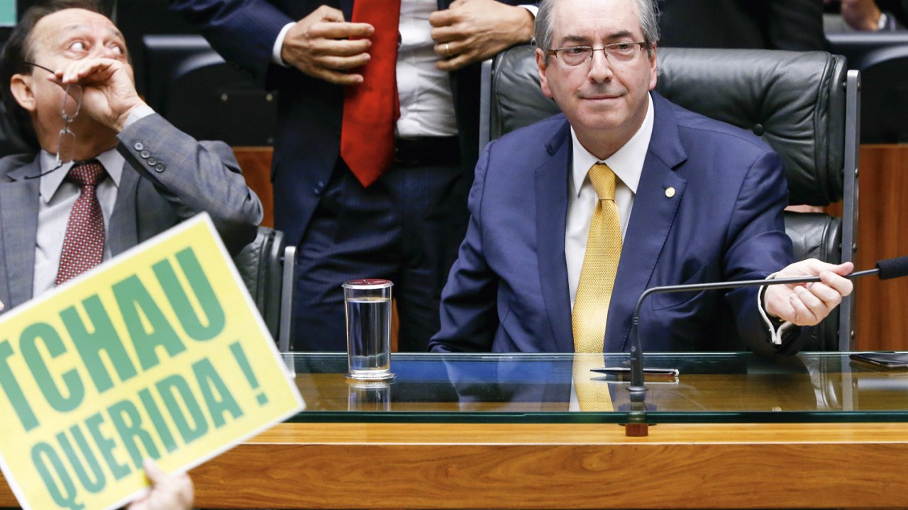 EXEMPLO - Eduardo Cunha: atritos e desconfiança entre ele e os petistas levaram ao impeachment de Dilma Rousseff -