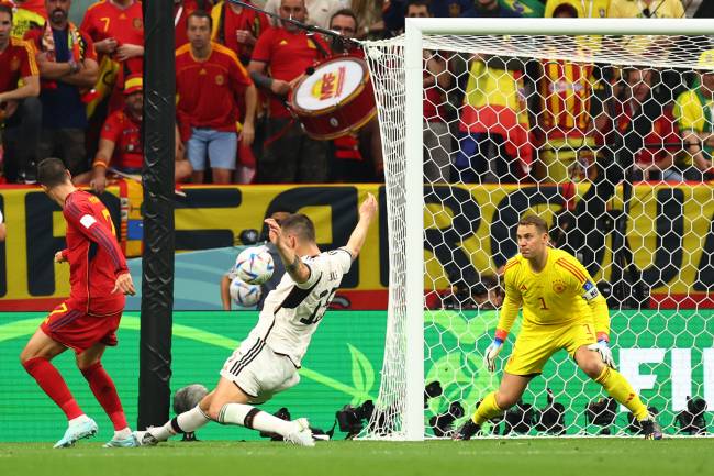 Lance em que Alvaro Morata marcou pela Espanha contra a Alemanha