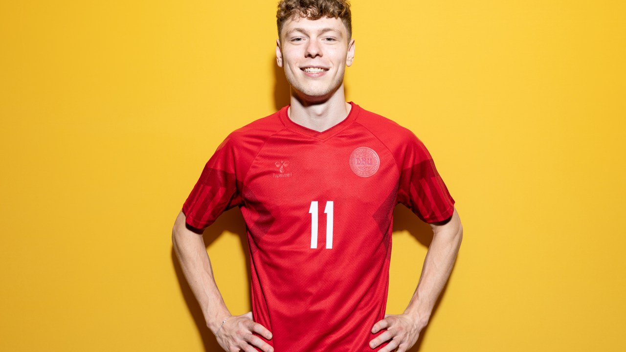 Skov Olsen: oito gols em 23 partidas pela seleção dinamarquesa -