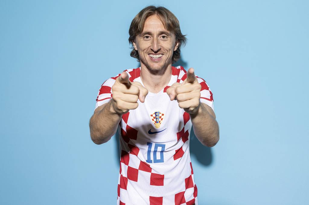 37 ANOS - O croata Luka Modric: planos de jogar até os 50 anos -