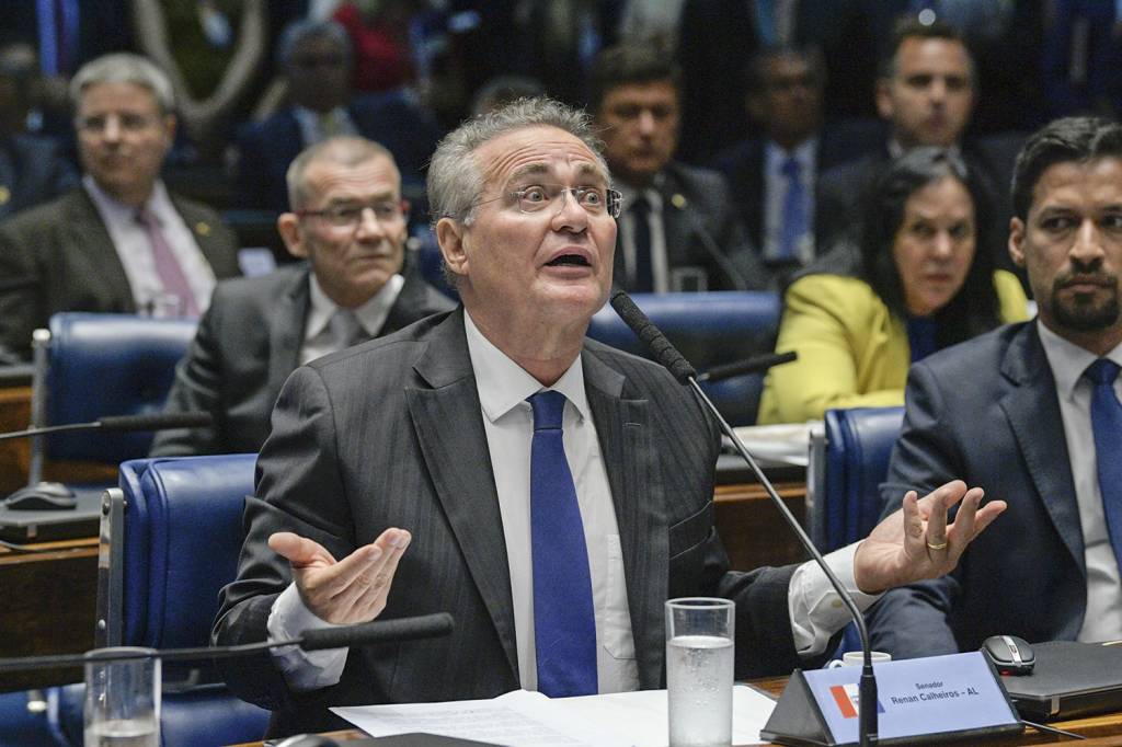 CONTRAPONTO - Renan: o senador trabalha para dar sustentação a Lula sem precisar recorrer ao Centrão de Lira -