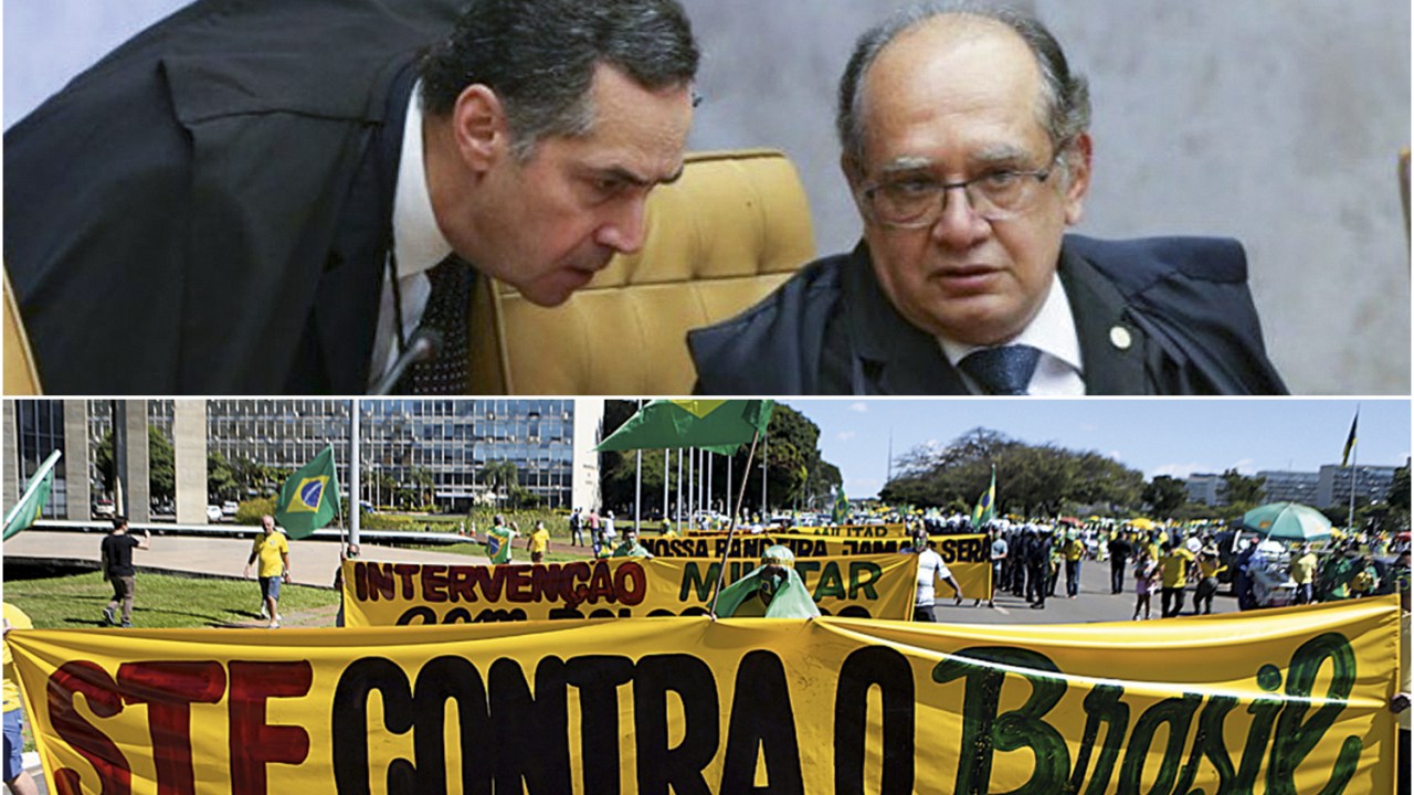 SUPERAÇÃO - Barroso e Mendes, rivais no passado, e os protestos dos alucinados: fim das rixas diante dos ataques -