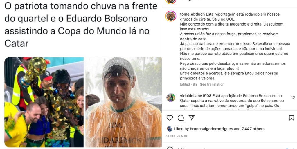 Eduardo Bolsonaro na Copa