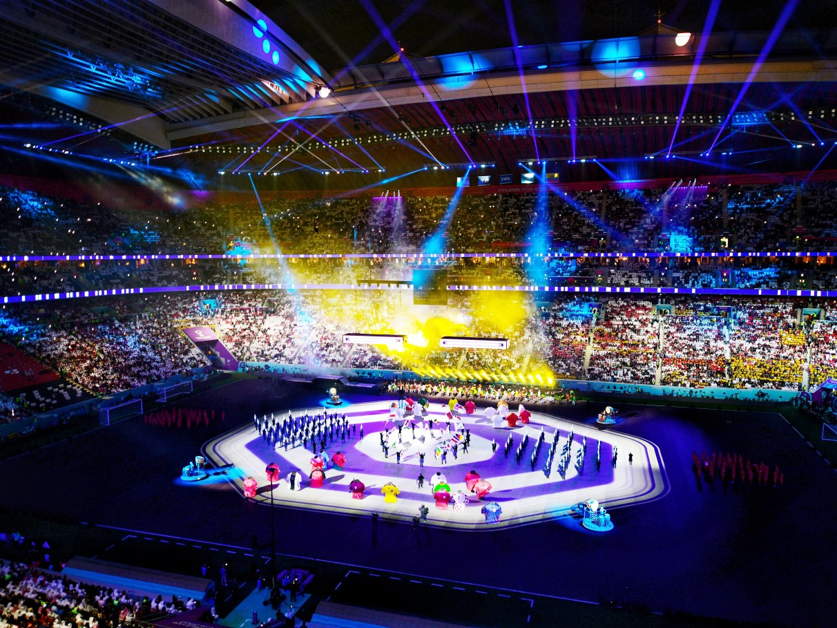 Veja fotos da cerimônia de abertura da Copa do Mundo 2022