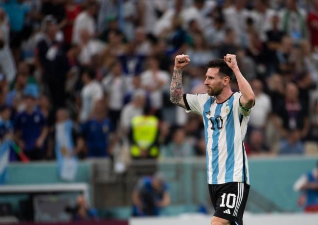 Messi vibra: o oitavo dele em Copas -