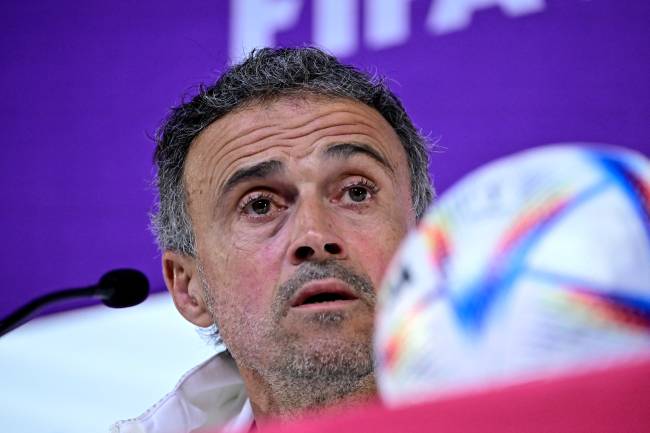 FBL-WC-2022-PRESSER-ESP Luis Enrique já ganhou um título de Liga dos Campeões como treinador -