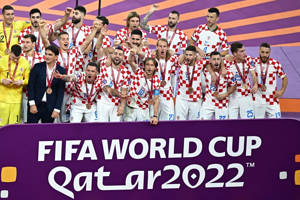 De novo no pódio: Croácia recolhe a medalha de bronze no Khalifa