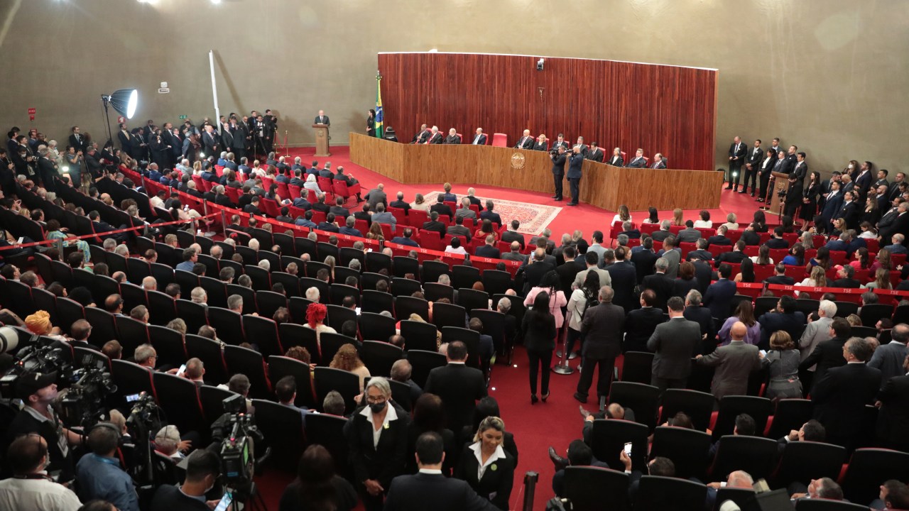 Cerimônia de diplomação realizada no Tribunal Superior Eleitoral - lula