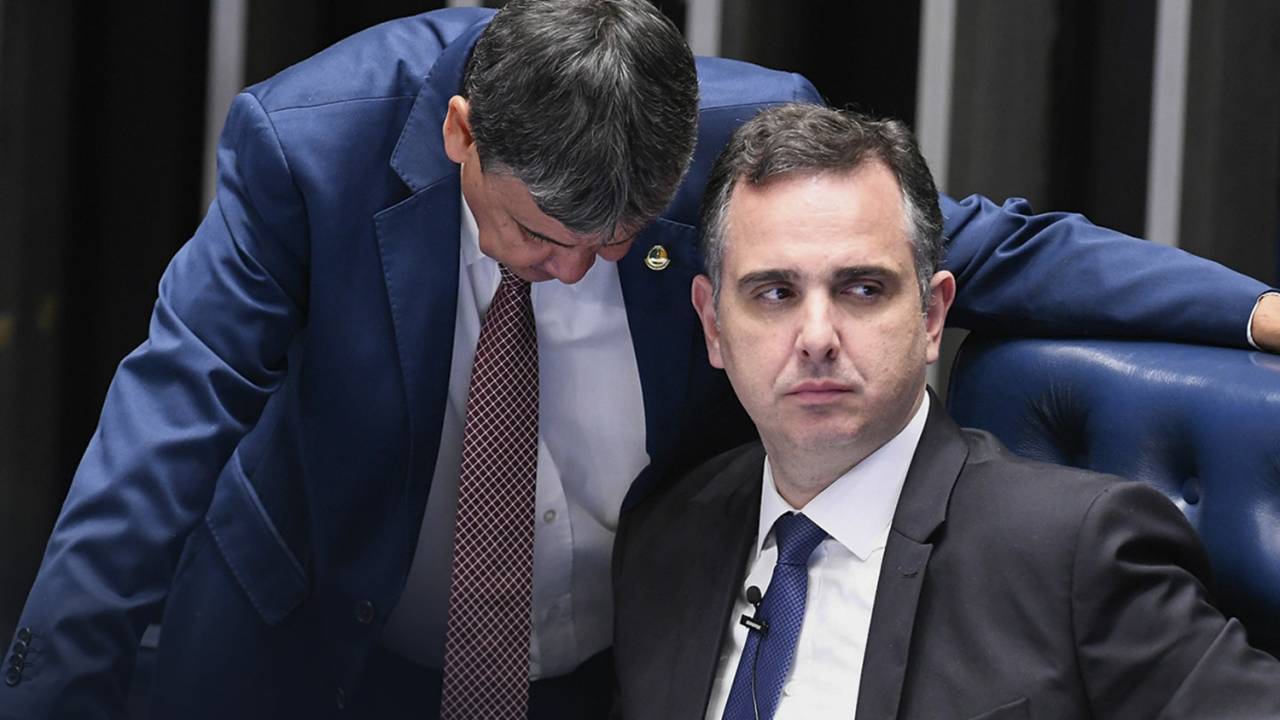 ACERTO - Wellington Dias (PT) e o presidente da Casa, Rodrigo Pacheco (PSD): garantia de apoio de Lula -