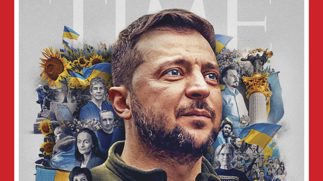Volodymyr Zelensky estampa a capa de Personalidade do Ano da revista TIME
