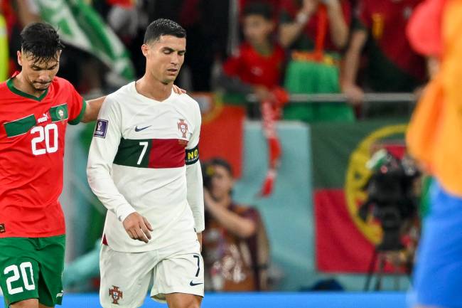 Fim da linha: Cristiano Ronaldo deixa o campo frustrado