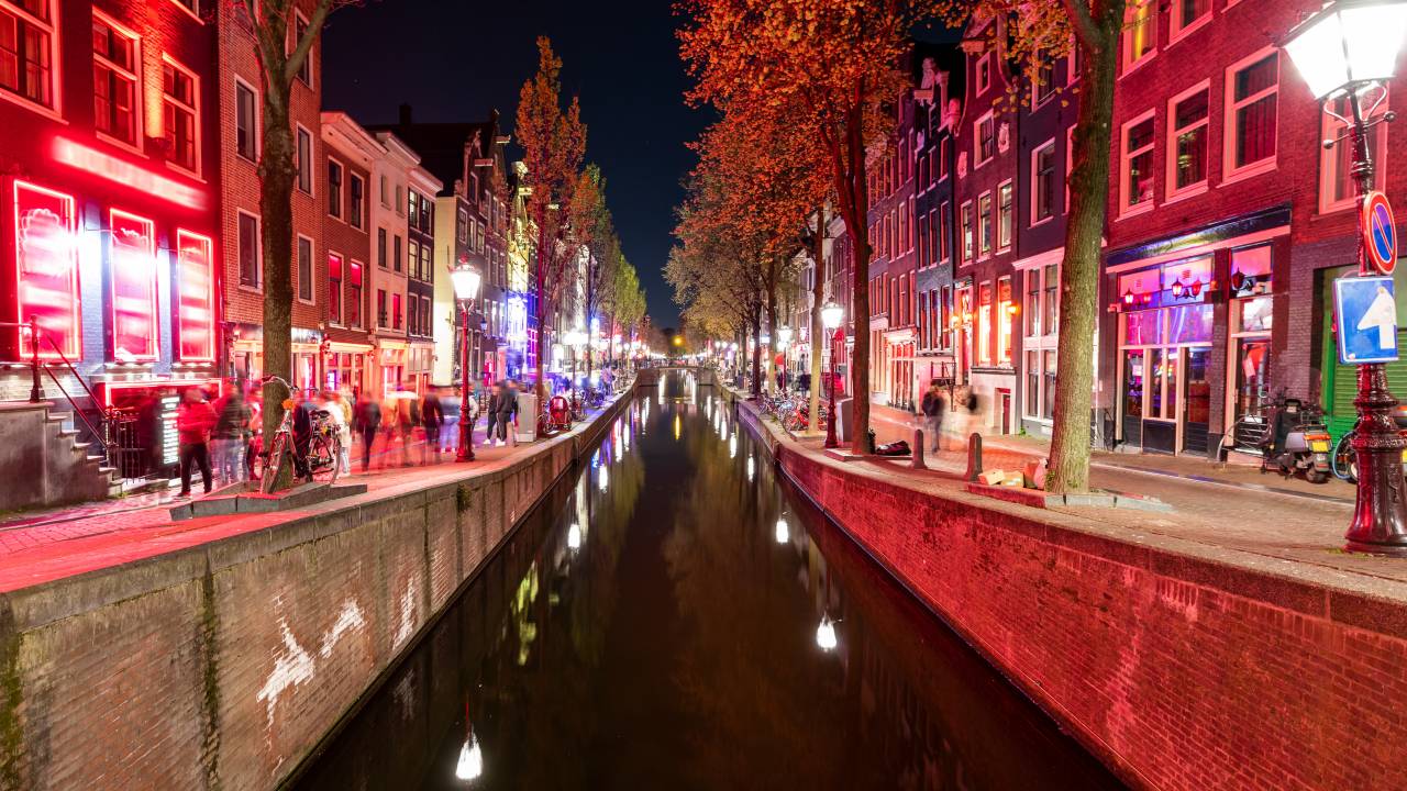 De Wallen, Amsterdã.