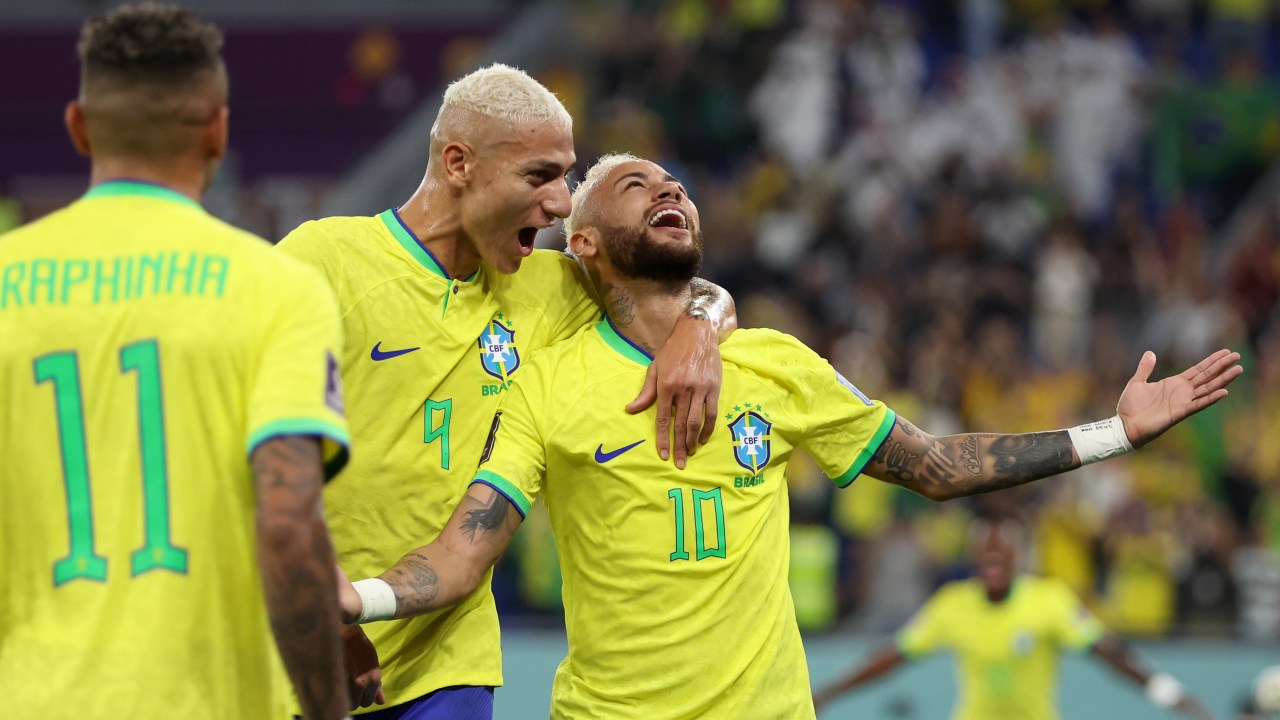 Neymar marcou o segundo gol brasileiro na partida -
