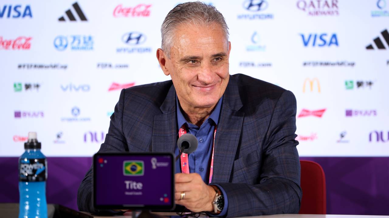 Tite fez a última partida a frente da seleção brasileira -
