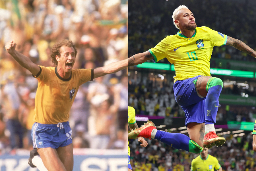 Gols inúteis e inesquecíveis: 40 anos separam os gritos de Falcão e Neymar